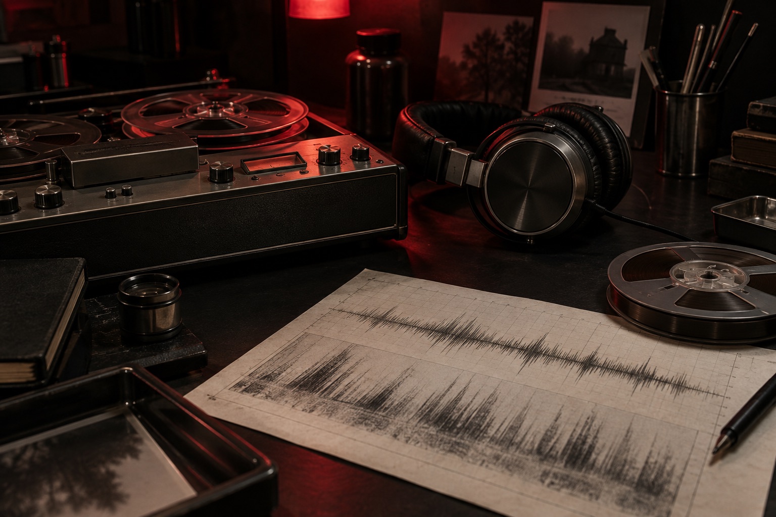 Illustration d’un poste d’analyse audio
